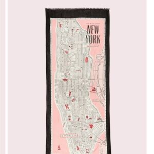 Kate Spade New York City Map Scarf